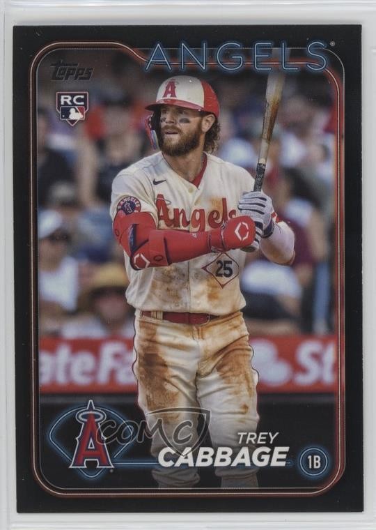 2024 Topps Series 1 Black 56/73 Trey Cabbage #321 0s55