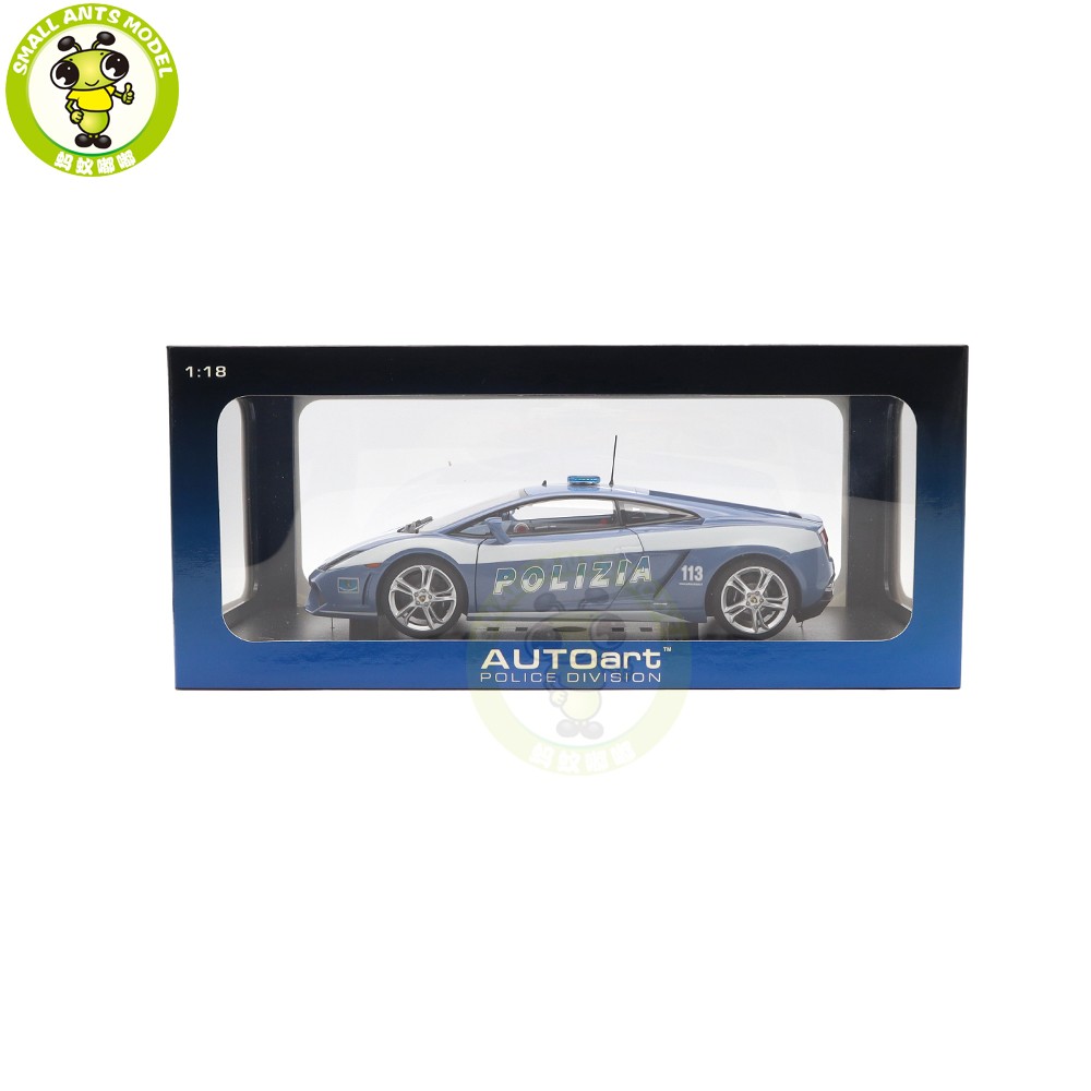 1/18 Lamborghini Gallardo LP560-4 Police Car Autoart 74599 Diecast