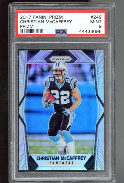 Christian McCaffrey 2017 Panini Prizm Silver