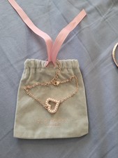 Ted Baker Rose Gold Heart Pearl Bracelet