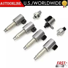 7Pcs Transmission Solenoid Kit & Pressure Sensor Set JF016E RE0F10D JF017E CVT8