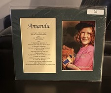 AMANDA Personalized First Name Meaning Print NEW SEALED