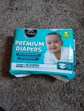 Best choice Premium Diapers Size 2 12-18lbs 38 Pack - NIB