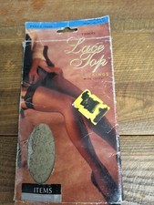 Tesco Barely There 10 Denier Small/Medium Lace Top Stockings