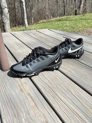 Nike VAPOR FASTFLEX Cleats Youth Size 4 Color Black With White