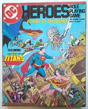 Mayfair Games: DC Heroes RPG Boxed Set - 1st Edition 1985 - Complete