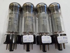70's Mullard EL34 match quad tube set