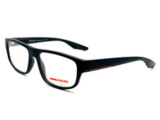 AUTHENTIC PRADA SPORT VPS 03G DG0-1O1 Matte Black Men Eyeglasses 55mm 16 145