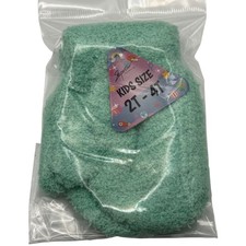 Superstar Kids Size 2T 4T Teal Fuzzy Mittens Winter Warm