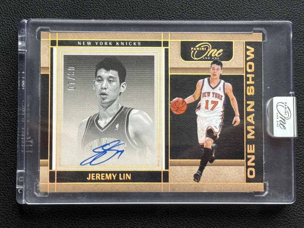 Jeremy Lin New York Knicks Basketball Autographed Sports Trading