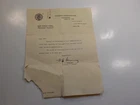 Military Letter 1938 Major Halsey Blacksburg Virginia World War Two Soldier WW2