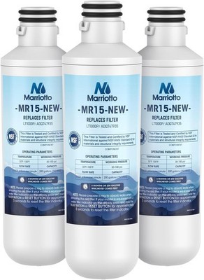 MARRIOTTO LT1000PC Refrigerator Water Filter (3 Pack)