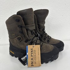 Jack Pyke Hunters Boots Waterproof Leather Mens Hunting Footwear Vibram Brown