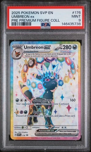 2025 POKEMON SVP EN-SV BLACK STAR PROMO #176 UMBREON EX PSA 9
