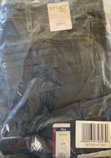 Plus Size 22W Women  s Terra  Sky Dark Wash Bootcut Jeans 32  Inseam High Waist