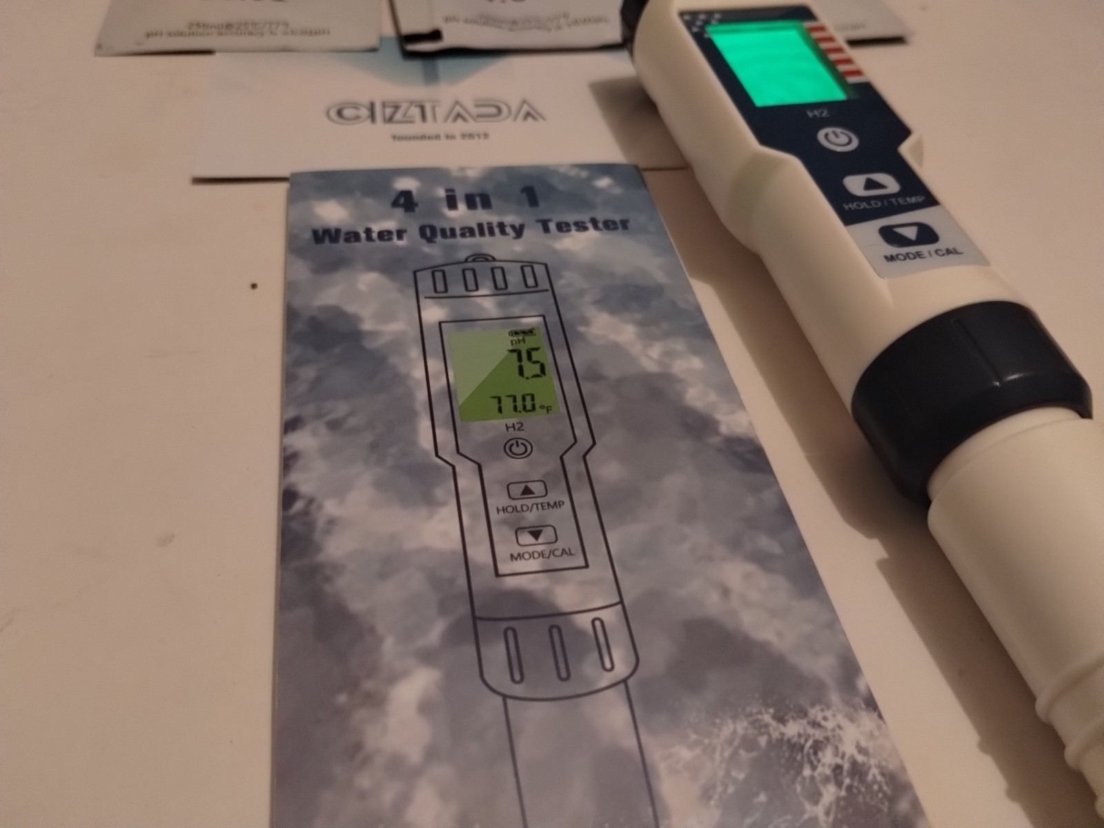 Orapxi Digital Water Quality / Salinity Tester, 7 in 1  OR-9909