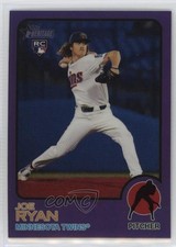 2022 Topps Heritage Hot Box Chrome Purple Refractor Joe Ryan #370 0s9d