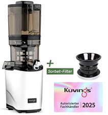 Entsafter Kuvings AUTO8 Weiß Saftpresse Slowjuicer Kaltpresse aus Retoure
