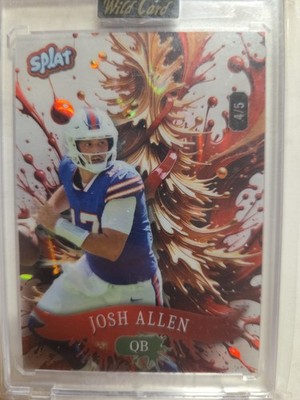 2025 Wild Card Splat the Holidays Josh Allen SCFCTc2-JA, 4/5