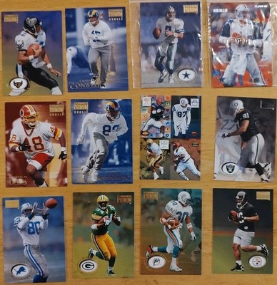 20 1996 Skybox Cards w/1995 Stats And Full Color Photos & One Fleet 95' AIKMAN