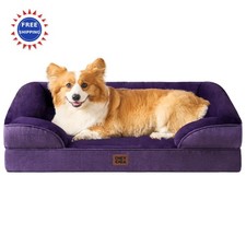 Orthopedic Dog Beds Waterproof Memory Foam Large Bed with Sides EHEYCIGA Dogs