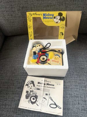 Vintage Walt Disney Mickey Mouse Flash Camera Instant Load  Disney Mickey Used