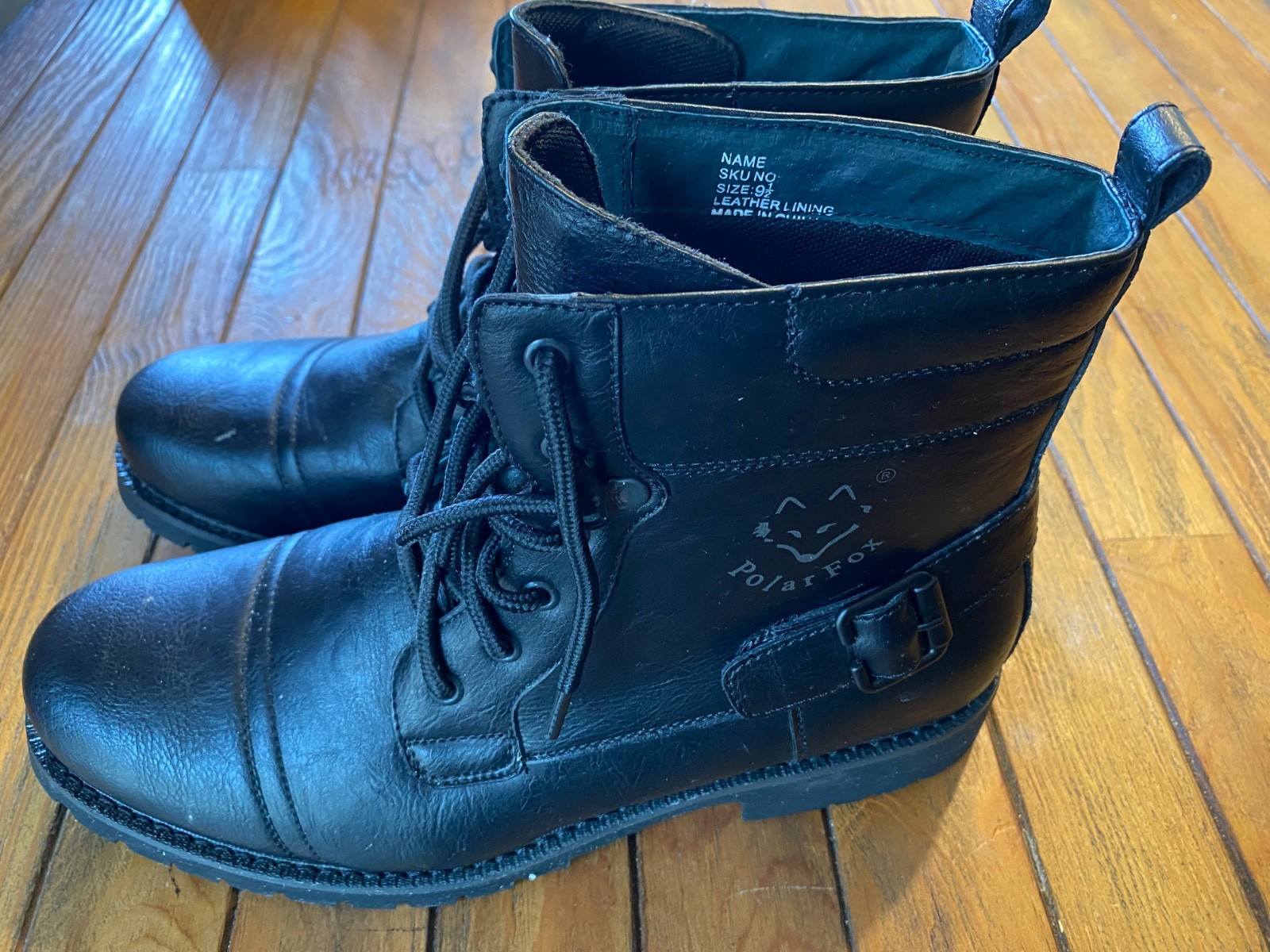 's Casual Dress Work Motorcycle Combat Mid-top Boots