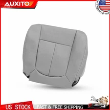 Gray Leather Driver Bottom Seat Cover Pad For Ford F250 F350 2011-2016 Left