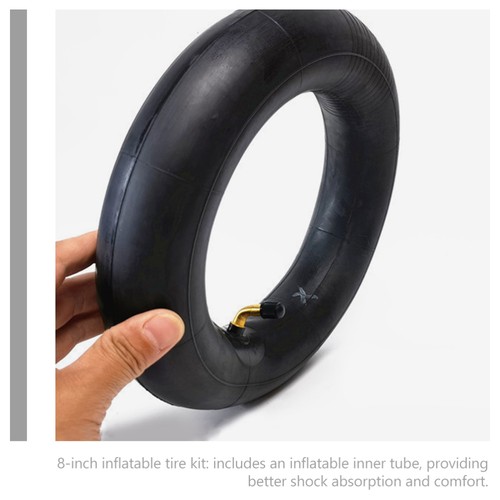 Tire Tube Replacement Inflatable Tire 8 inch Outdoor Inner Tire Scooter Tube - Foto 4 di 12