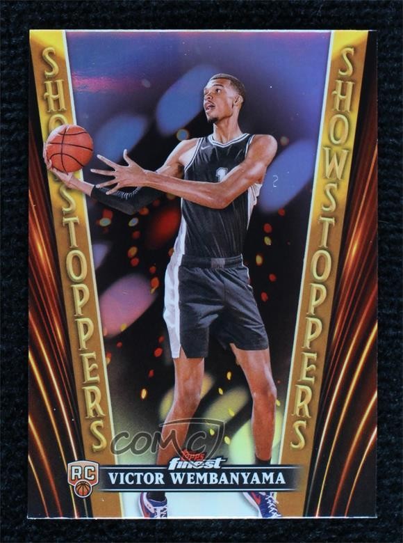 2023-24 Topps Finest Showstoppers Refractor Victor Wembanyama #SS-21 1bi3