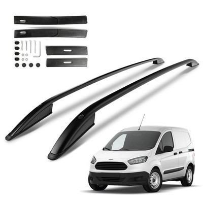 Dachreling für Ford Transit Courier I (B460) 2014-2023 Schwarz Lackiert