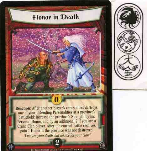Honor in Death Ungraded L5R: The Truest Test