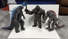 Godzilla Vs Kong 2021 Action Figures Lot Of 3: Godzilla, Kong, And MechaGodzilla