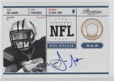 2012 Playoff Prestige NFL Passport Signatures Joe Adams #21 Auto 0f8