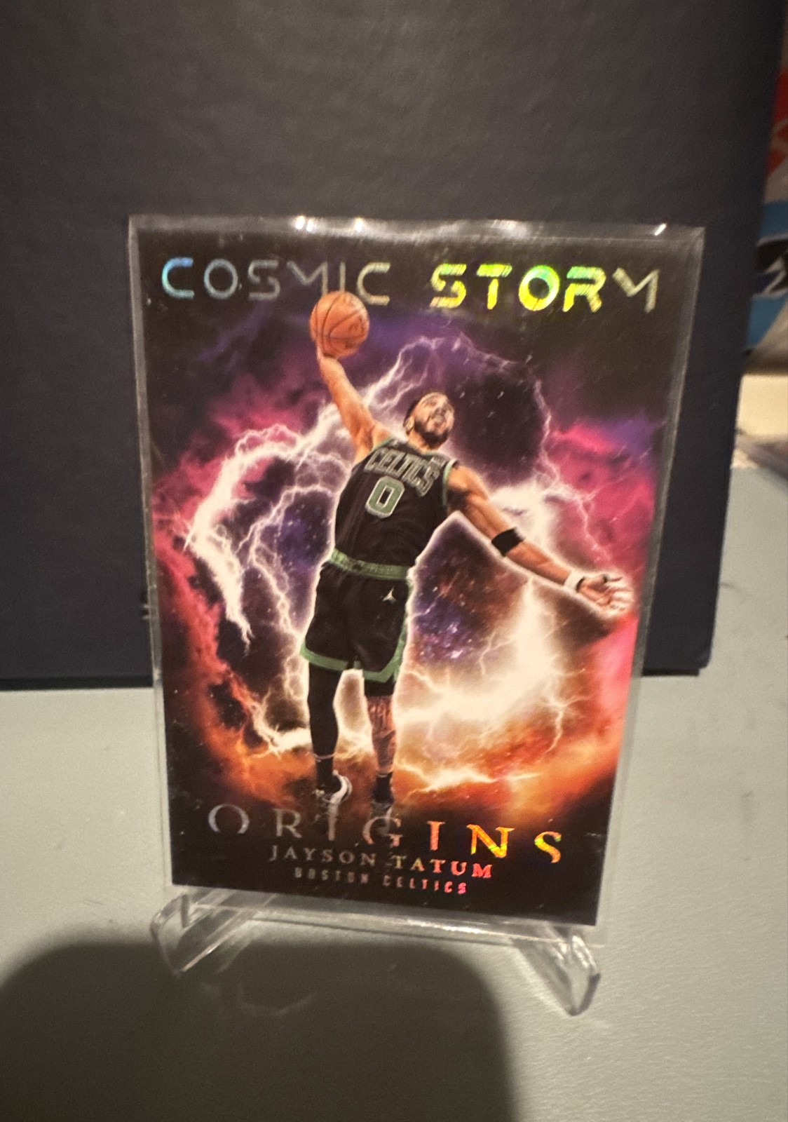 2023-24 Panini Origins - Cosmic Storm Jayson Tatum #9