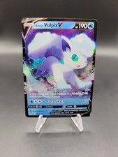 Alolan Vulpix V 033/195 Swsh12: Sword & Shield - Silver Tempest Holo NEAR MINT