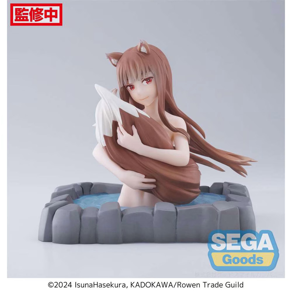Figurine Holo Wise Wolf de Spice And Wolf, modèle Thermae Utopia 23cm - 2