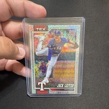 Topps 2026 Series 1 Jack Leiter Rainbow Foil #208 Texas Rangers Card