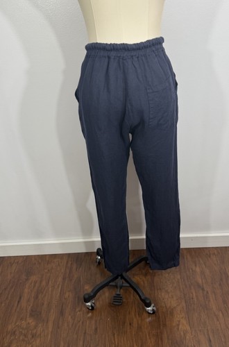 Linen Pants Made In Italy Small - Picture 4 of 8