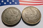 1921-S & 1921-P Morgan Silver Dollars, $2.00 face, 90% Silver, 100+ yrs. old