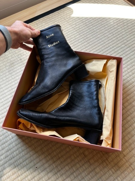 Acne Studios Bertine Stiefel, guter Zustand, schwarz, Größe 38