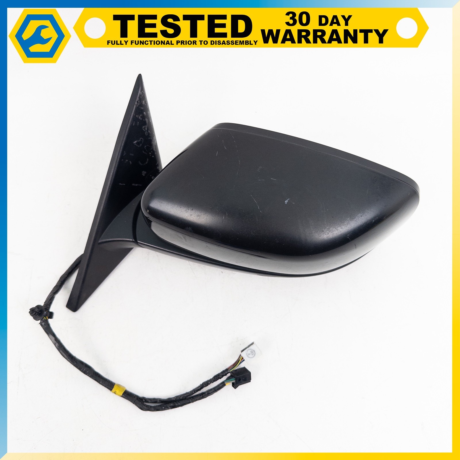 14-24 MASERATI GHIBLI LEFT DRIVER SIDE REAR VIEW DOOR MIRROR ASSEMBLY OEM