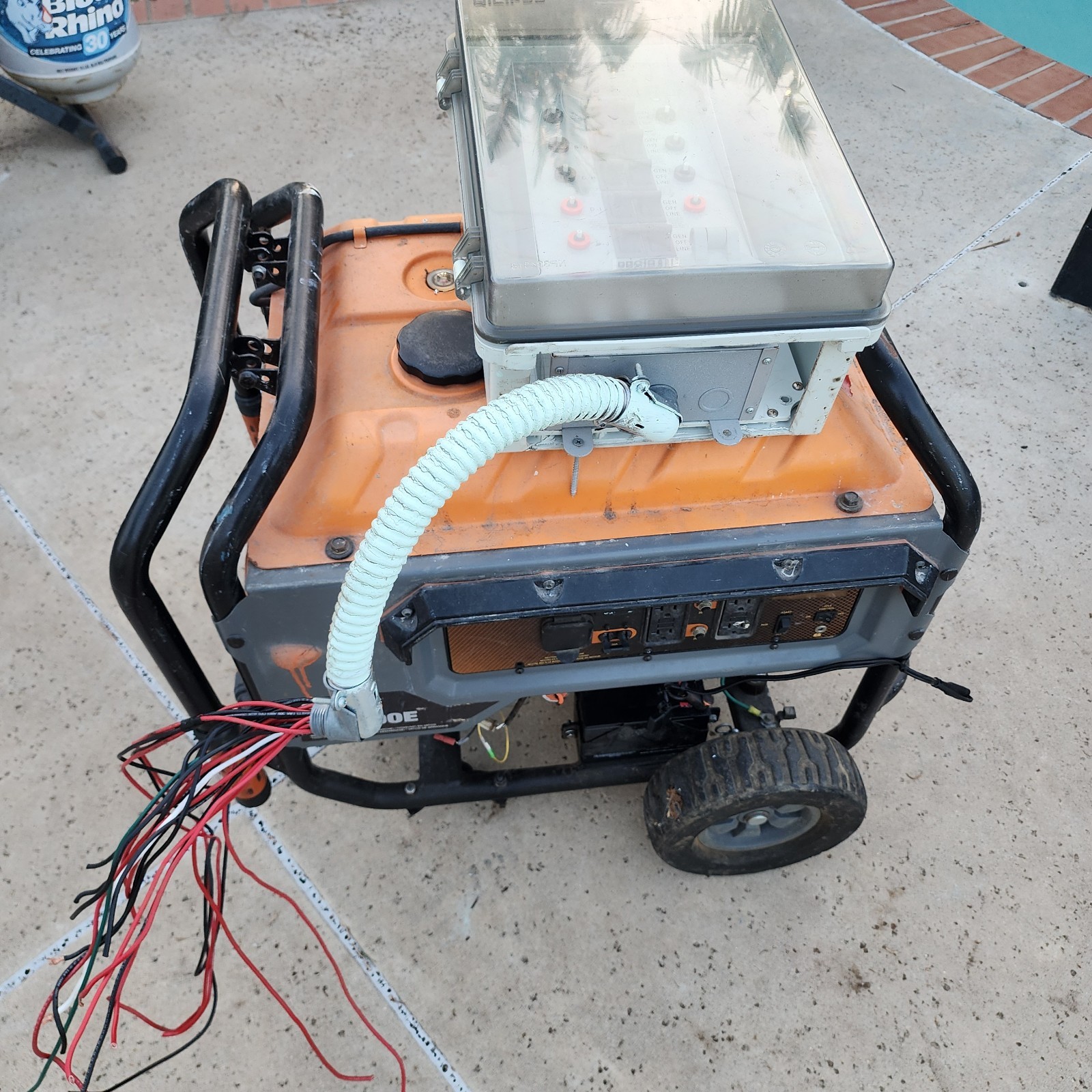 With Reliance Transfer Switch