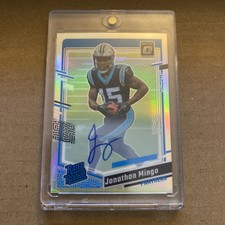 2023 Panini Donruss Optic #215 Jonathan Mingo Rookie  Prizm /150 ON CARD AUTO