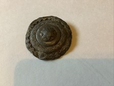 Vintage Lead Iron Age Buckle Or Strap Badge 2 1/4&rdquo; Diameter. Rare