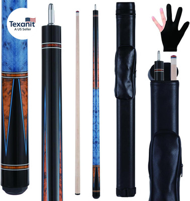 Canadian Maple Pool Cue Sticks (10Mm/11.5Mm/13Mm), 58'' 2-Piece Pool Sticks with