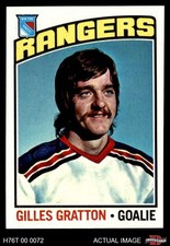 1976 Topps #28 Gilles Gratton Rangers-Hockey 6 - EX/MT