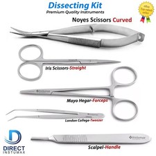 Minor Surgery Biology Medical Student Dissecting Tool Kit Set German Gr