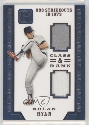 2016 Panini Pantheon Class and Rank 22/49 Nolan Ryan #CR-NR HOF e8a