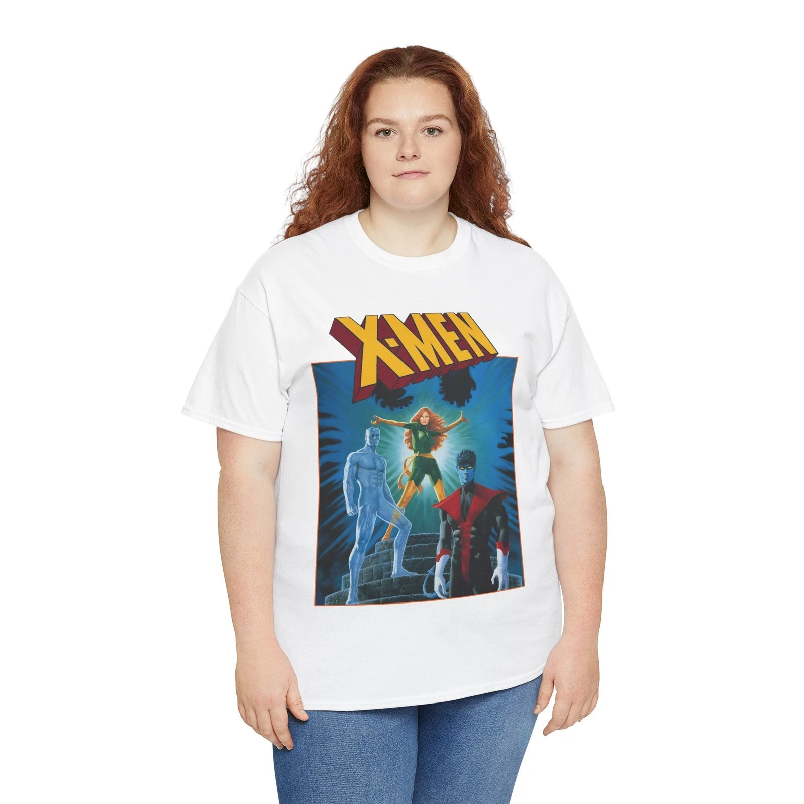 X-Men T-Shirt - Paul Gulacy Art - Phoenix, Nightcrawler - Bizarre Adventures